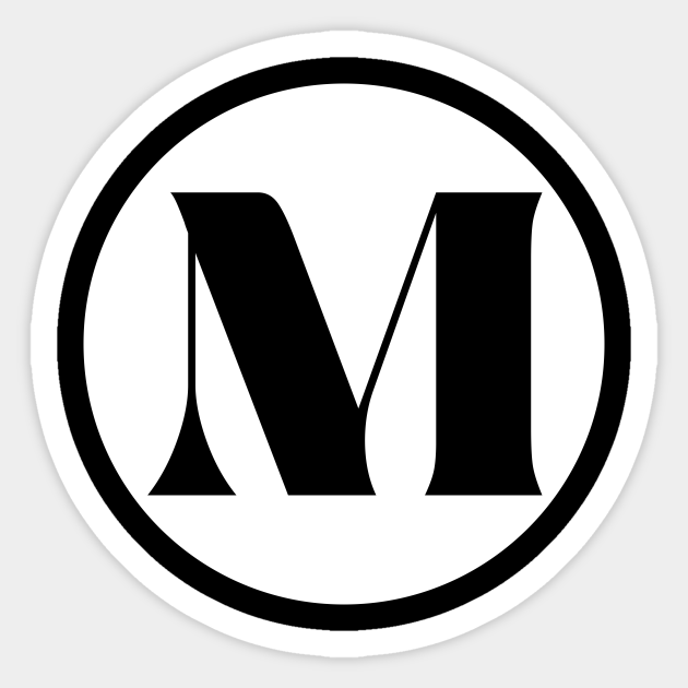 M (Letter Initial Monogram)