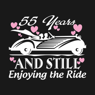 Anniversary Gift 55 years Wedding Marriage T-Shirt