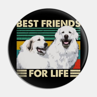 Whisker Whispers Pyrenees Best Friends For Life Tee Extravaganza Pin