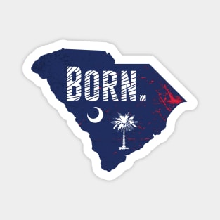 South Carolina SC born palmetto Magnet