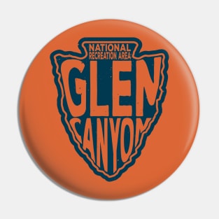 Glen Canyon National Recreation Area name arrowhead Pin