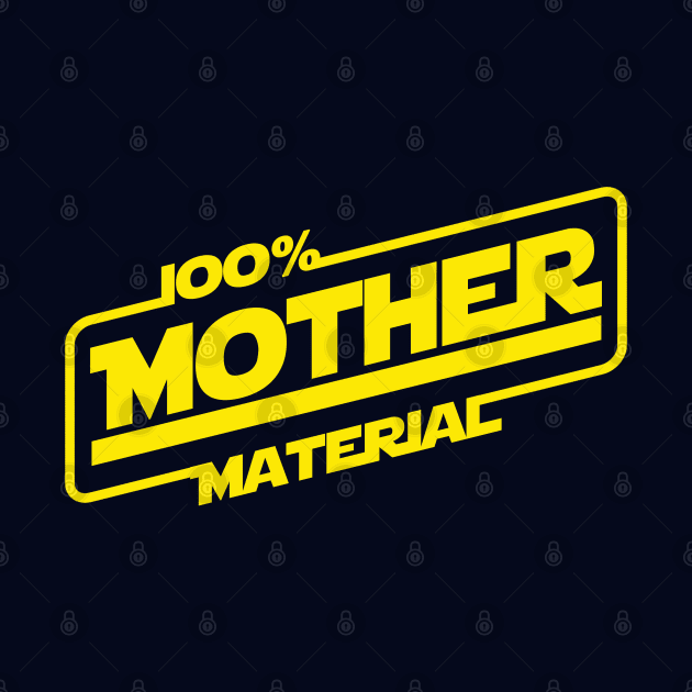 100% Mother Material Best Mom Gift For Mothers by BoggsNicolas