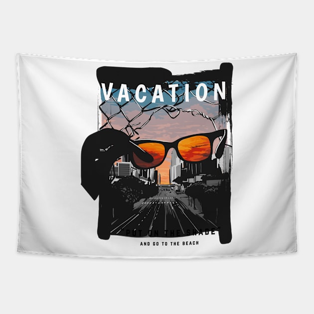 Urban Vacation Tapestry by azmania