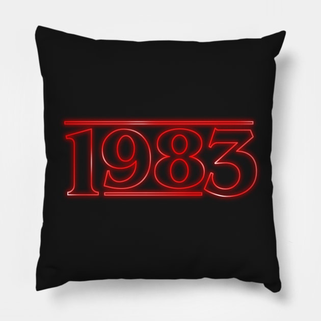 1983 Pillow by shockyhorror