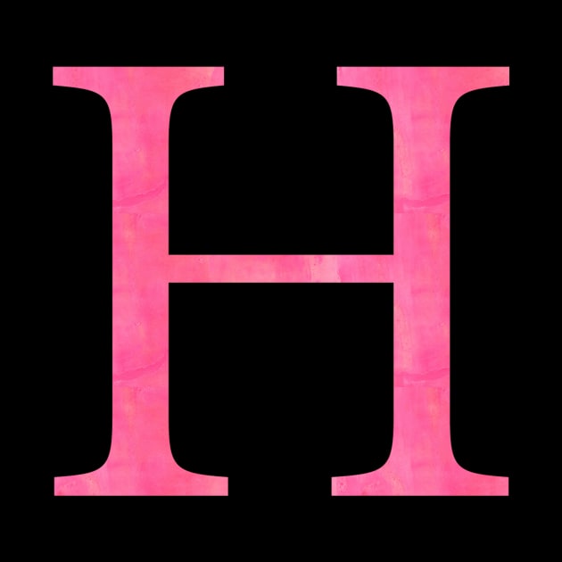 Pink H by lolosenese