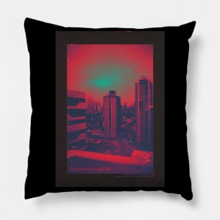 Cold City Lights Pillow
