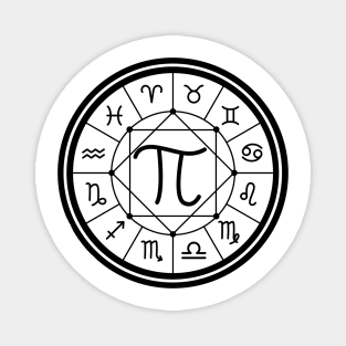 astrology of pi symbol Magnet