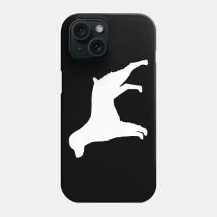 Brittany Spaniel Silhouette Phone Case