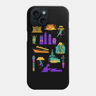 Adventureland Icons Phone Case