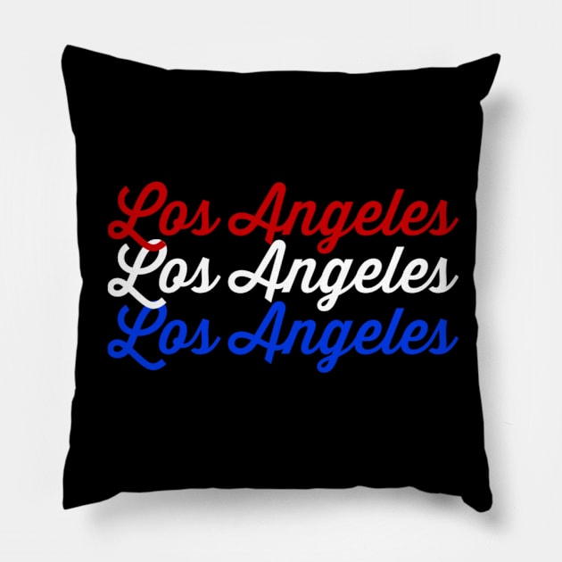 Los Angeles Pillow by xr1s