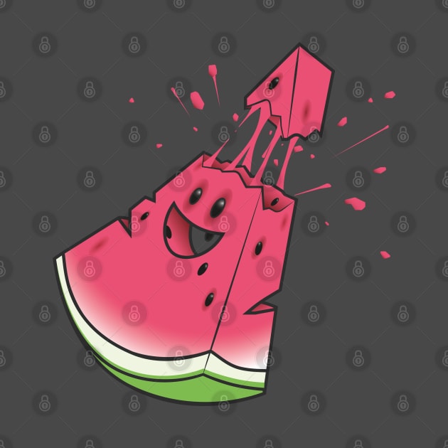 Watermelon Mind Blown by threadfulcat