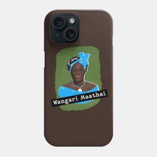 Herstory Portrait: Wangari Maathai Phone Case