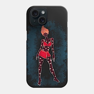 Creepy girl spooky dark macabre Phone Case