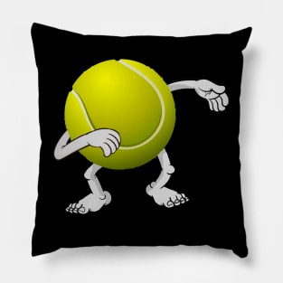 Funny dabbing tennis ball Pillow