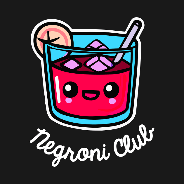 Cute Negroni Club Funny Bartender Retro by BetterManufaktur