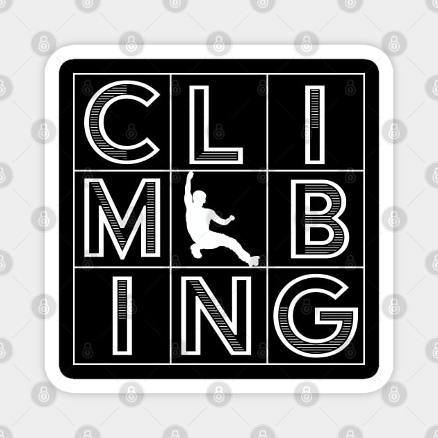 Climber - Climbing Magnet by Kudostees