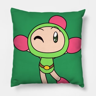 Green - Super Bomberman R Pillow