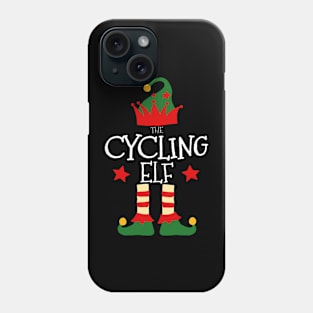 Cycling Elf Matching Family Group Christmas Party Pajamas Phone Case