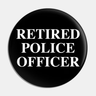 Retired Police Officer Pin