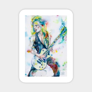 RANDY RHOADS watercolor portrait .2 Magnet