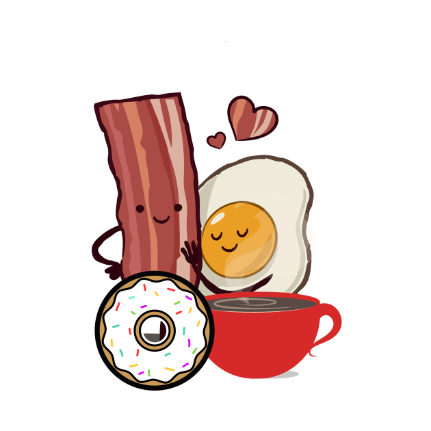 FUNNY Bacon And Eggs Breakfast by SartorisArt1