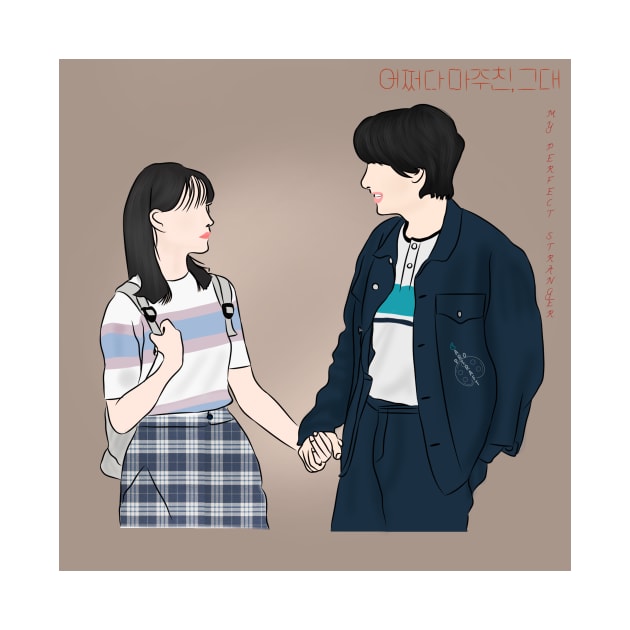 My Perfect Stranger Korean Drama Fan Art by ArtRaft Pro