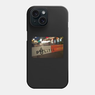 Politie afzetlintje Phone Case