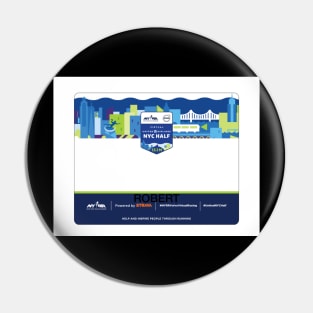 NYRR Half Marathon Bib United Airlines Virtual Pin