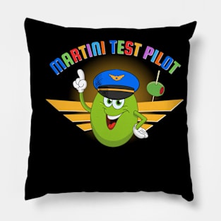 Martini Test Pilot Pillow