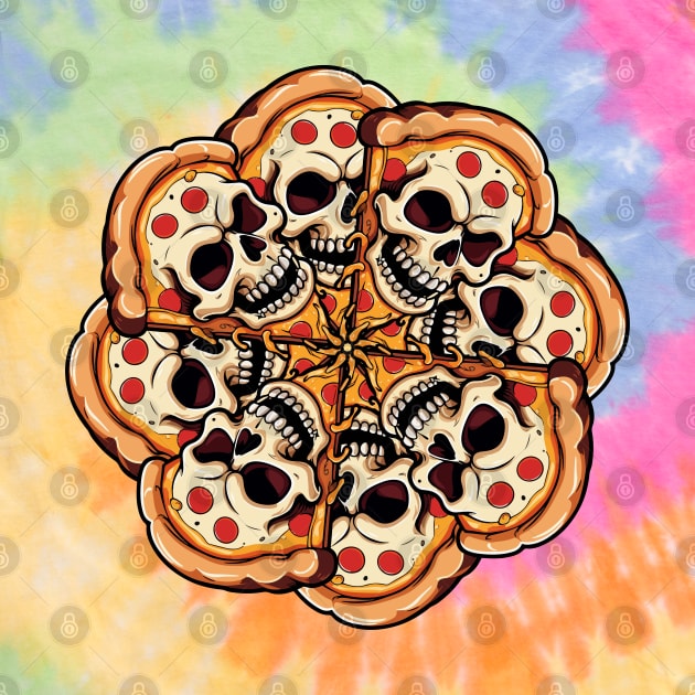 SKULL PIZZA by vibrain