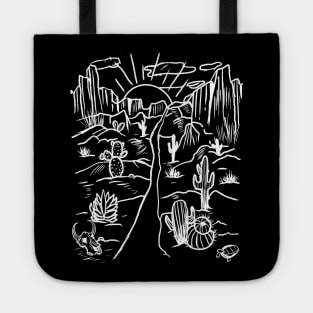 Desert Landscape & Fauna, Pathway to Freedom Tote