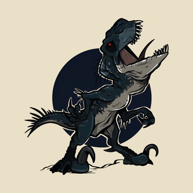 Night Fury: The Dinosaur in Blue and Black by WorldDinosaurs