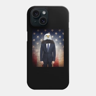 THE AMERICAN BALD EAGLE MAN Phone Case