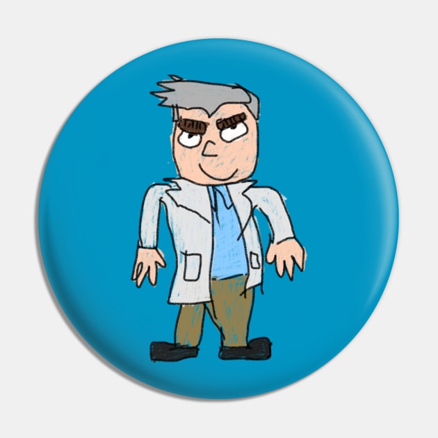 Professor Oak Pin by Studio Gorgoth