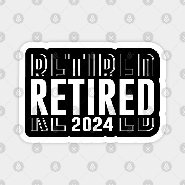 Retired 2024 Magnet by ShopiLike