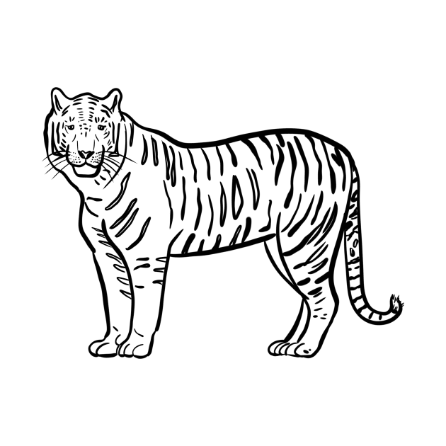 Stick figure tiger by WelshDesigns