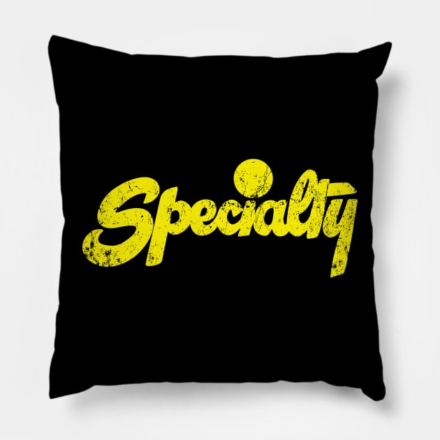 Specialty Records Pillow by MindsparkCreative