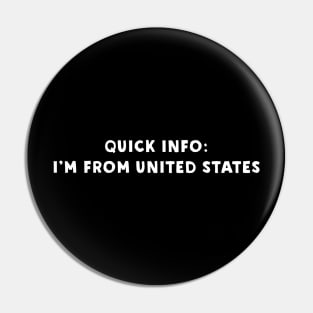 United States - Cool & Funny Pin