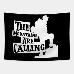 John Muir Quotes The Mountains are Calling Tapestry