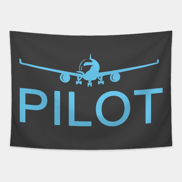 Aviation Pilot Planes Gift Tapestry by Linco