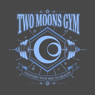 Two Moons Gym - Blue T-Shirt