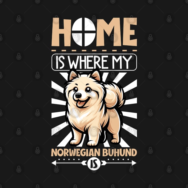 Home is with my Norwegian Buhund by Modern Medieval Design