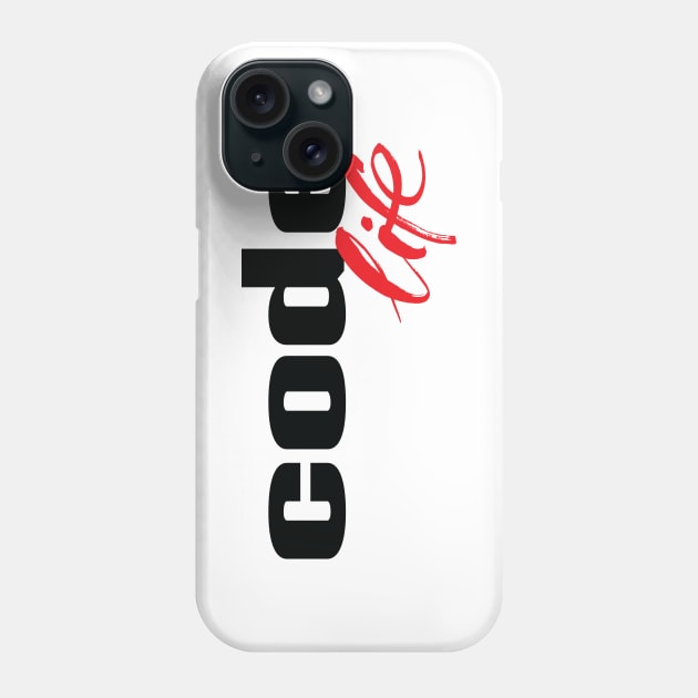 Code Life Programming Artificial Intelligence Robotics Phone Case by ProjectX23Red