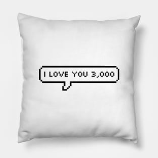 I Love You 3000 Pillow