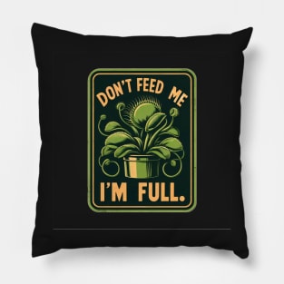 Funny Vintage Venus Fly Trap Tee Retro Bug Catcher Plant Pillow