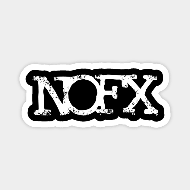 nofx logo vintage Magnet by TRIOKURNIA