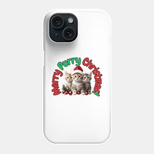 Merry Purry Christmas Phone Case
