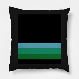 ocean short (dark) Pillow