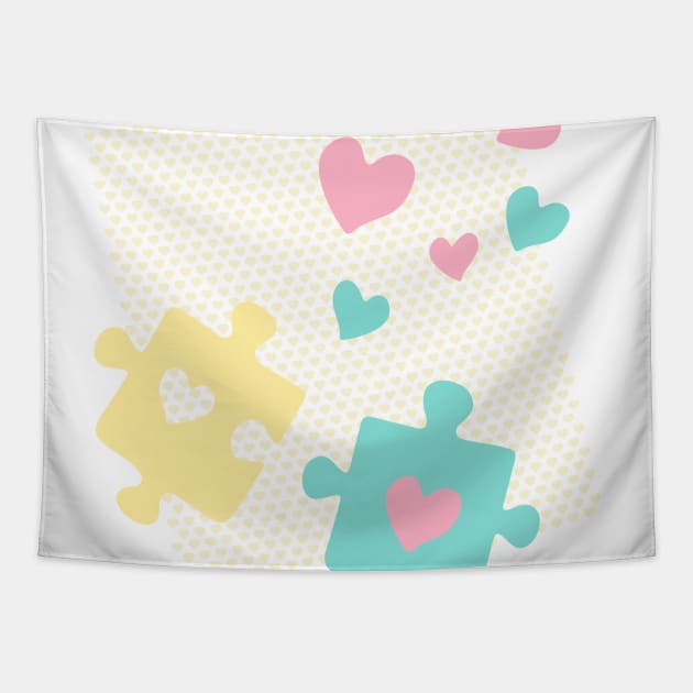 Pastel Lovers Tapestry by XOOXOO