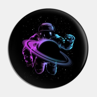 Saturn Astronaut Pin